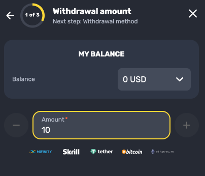 rocketplay casino withdrawal crypto