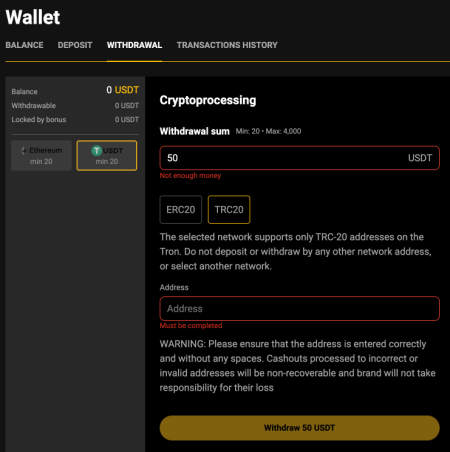 just casino withdrawal time