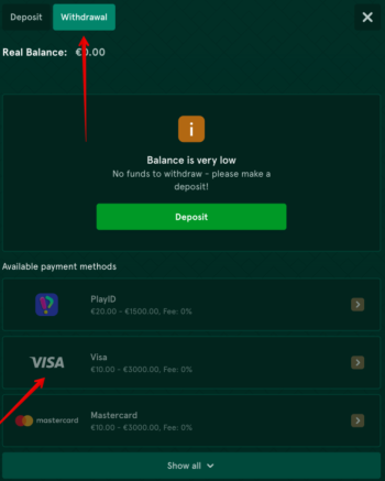 Casinia casino withdrawal problems