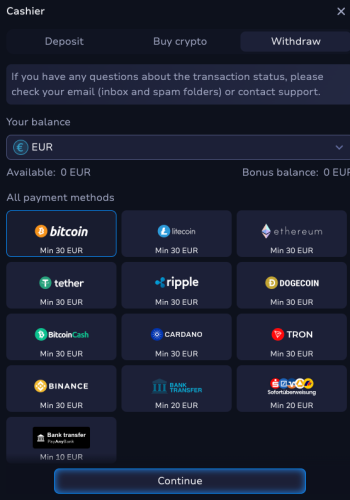 7Bit casino withdrawal problems