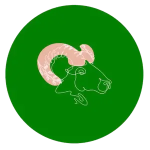 Green is lucky color for Aries