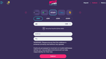 Wild Fortune casino withdrawal problems