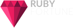 Official logo of Ruby Fortune